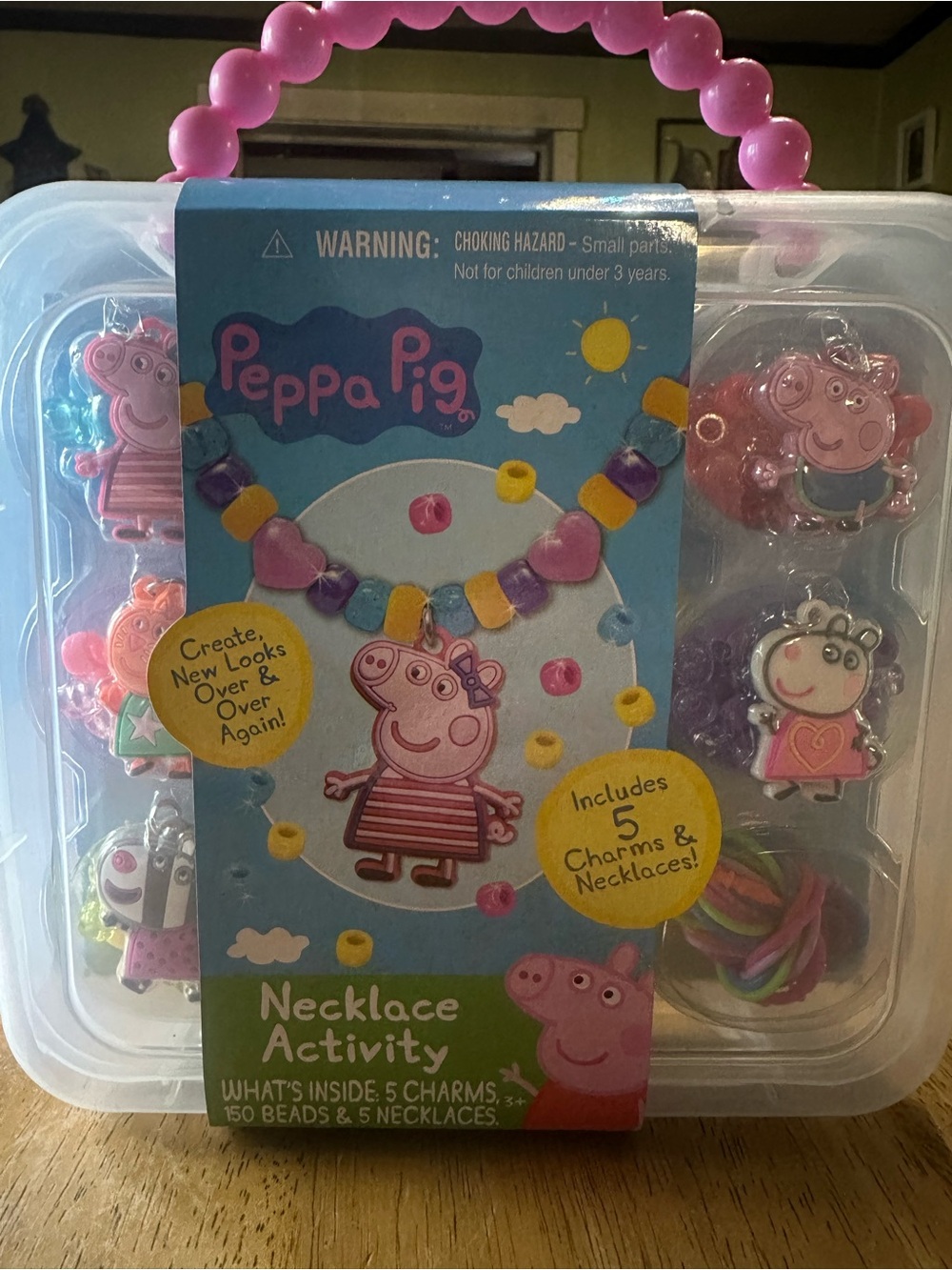 Peppa Pig Pink and Purple Necklace Activity Kit
